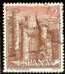 Stamps Spain -  Castillo de Ponferrada - León