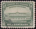 Sellos de America - Ecuador -  PALACIO DE GOBIERNO ó PALACIO DEL BARÓN DE CARONDELET