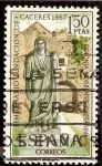 Stamps : Europe : Spain :  Bimilenario de la Fundacion de Cáceres - Arco de Cristo