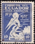 Sellos del Mundo : America : Ecuador : Exposicion del progreso del Ecuador.