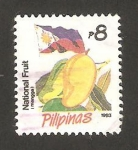 Stamps Philippines -  fruta nacional, mango