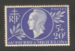 Stamps America - San Pierre & Miquelon -  ayuda francesa