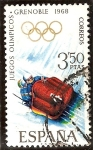 Stamps Spain -  X Juegos Olímpicos de invierno en Grenoble - Bobsleigh