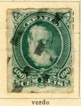 Stamps America - Brazil -  Famoso, año 1878