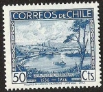 Stamps Chile -  CENTENARIO DESCUBRIMIENTO DE CHILE - LOTA PUERTO CARBONERO
