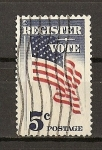 Stamps : America : United_States :  Invitacion a la participacion de voto.