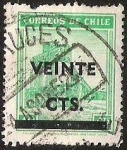Sellos de America - Chile -  CENTENARIO DESCUBRIMIENTO DE CHILE - COBRE
