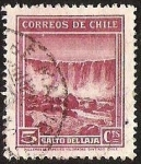 Sellos de America - Chile -  CENTENARIO DESCUBRIMIENTO DE CHILE - SALTO DEL LAJA - 