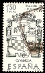 Stamps : Europe : Spain :  Forjadores de América - Escudo de los Losada