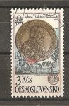 Sellos de Europa - Checoslovaquia -  650 aniversario del hotel de la moneda de kremnica.