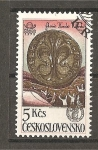 Sellos de Europa - Checoslovaquia -  650 aniversario del hotel de la moneda de kremnica.