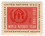 Stamps : America : ONU :  World Refugee Year
