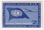 Sellos de America - ONU -  Air Mail