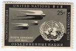 Stamps : America : ONU :  Air Mail