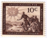 Stamps : America : ONU :  10 c