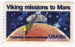 Stamps United States -  Viking missions to Mars