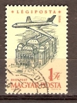 Stamps Hungary -  AVIÓN   SOBRE   BUDAPEST