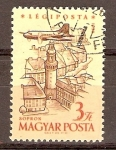 Stamps Hungary -  AVIÓN   SOBRE   SOPRON