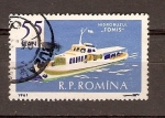 Stamps Romania -  LANCHA    DE   MOTOR   TOMIS
