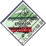 Stamps Spain -  Edifil 2670 Congreso internacional de ferrocarriles 9