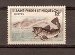 Sellos de America - San Pierre & Miquelon -  PECES