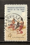 Stamps United States -  Centenario del nacimiento de Frederic Remington