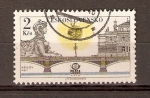 Stamps : Europe : Czechoslovakia :  PUENTE   MANES,   PALACIO   Y   ESCULTURA