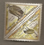 Stamps : Africa : Mauritania :  Aves uitre