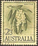 Sellos de Oceania - Australia -  flor acacia