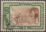 Stamps Romania -  RUMANIA 1907 Scott B18 Sello Angel de la Guarda Princesa Maria ante los Pobres usado