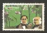 Stamps Australia -  hume y hovell, exploradores