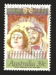 Stamps : Oceania : Australia :  Gladys Moncrieff y Roy Rene, cantantes