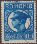 Sellos de Europa - Rumania -  RUMANIA 1930 Scott 377 Sello Retrato Rey Carol I usado 