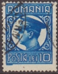 Stamps Romania -  RUMANIA 1930 Scott 377 Sello Retrato Rey Carol I usado 