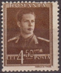 Stamps Romania -  RUMANIA 1943 Scott 542 Sello Nuevo Retrato Rey Miguel c/charnela 