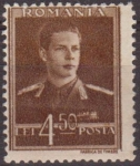 Sellos de Europa - Rumania -  RUMANIA 1943 Scott 542 Sello Nuevo Retrato Rey Miguel c/charnela 