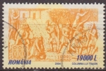 Stamps Romania -  RUMANIA 2004 Scott 4672 Sello Detalles de Columna de Trajano Roma usado 