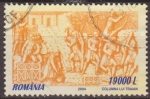 Sellos del Mundo : Europa : Rumania : RUMANIA 2004 Scott 4672 Sello Detalles de Columna de Trajano Roma usado 