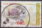 Stamps Romania -  RUMANIA 2005 Scott 4742 Sello Devaluación de la Moneda 10000 Lei viejos 100 Bani Nuevos usado 