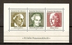 Stamps Germany -  DBP / Cinquentenario del Derecho a voto de las mujeres.