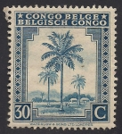 Stamps : Europe : Belgium :  Palmeras de Aceite.