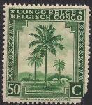 Stamps Belgium -  Palmeras de Aceite.
