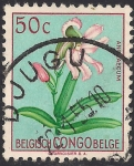 Sellos del Mundo : Europa : B�lgica : Flores 1952: Angraecum.