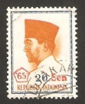 Stamps Indonesia -  Presidente Sukarno