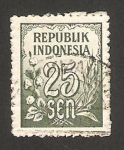 Stamps Indonesia -  flora