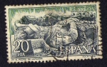 Stamps : Europe : Spain :  Monasterio de San Pedro de Cardeña