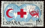 Stamps : Europe : Spain :  L aniversario de la Liga de Sociedades de la Cruz Roja - Mapa Mundi