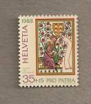 Stamps Switzerland -  Pro Patria 1988