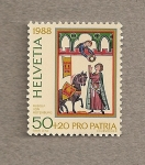 Sellos de Europa - Suiza -  Pro Patria 1988