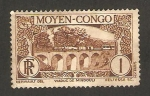 Sellos del Mundo : Africa : Rep�blica_Democr�tica_del_Congo : Moyen Congo - Viaducto de Mindouli 